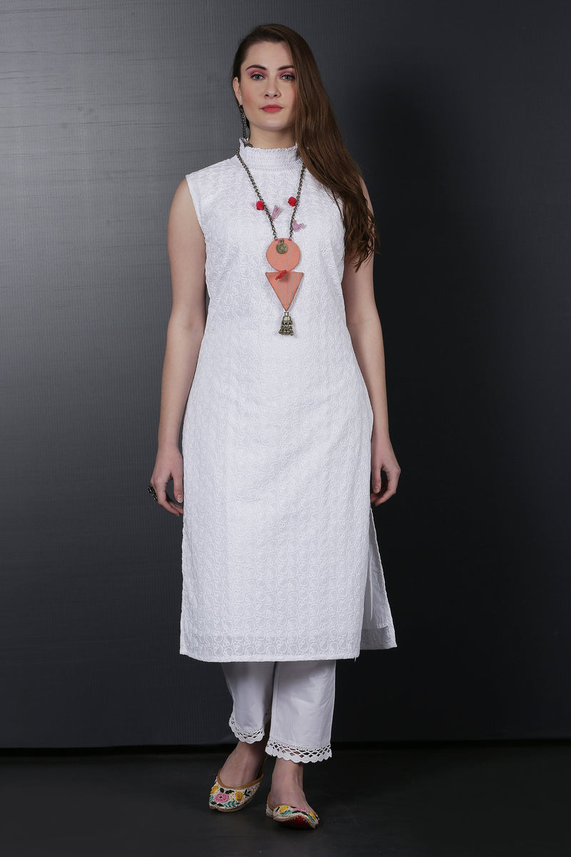 Buy White Kurtis & Tunics for Women by MAX Online | Ajio.com